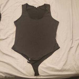 white birch Black Tank Bodysuit